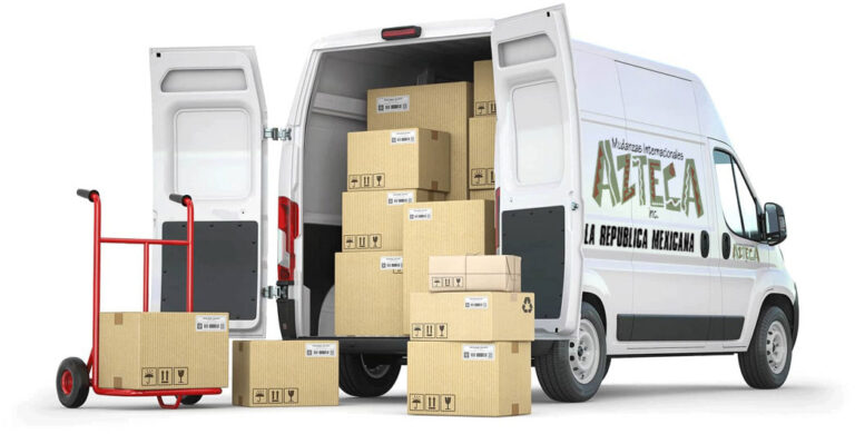 Mudanzas Azteca camión de transporte